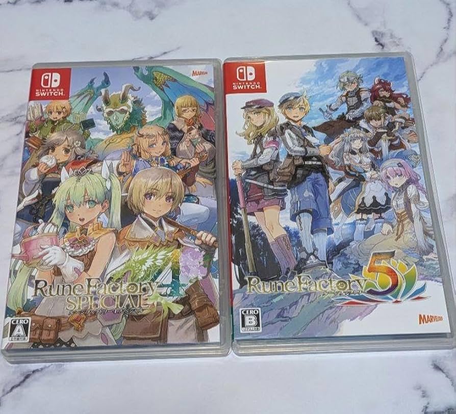 ルーンファクトリー4と5セット